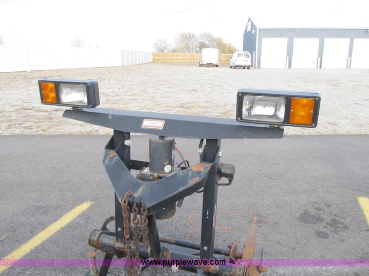 image for item F8888 Western 7.5'W snow plow