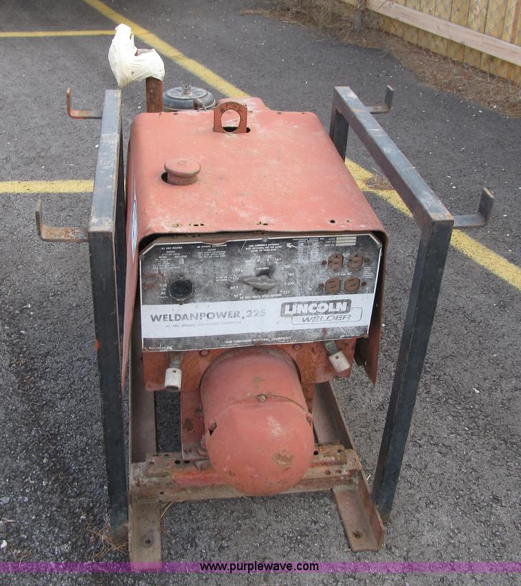 image for item F8889 Lincoln AC-225/5AWS welder generator
