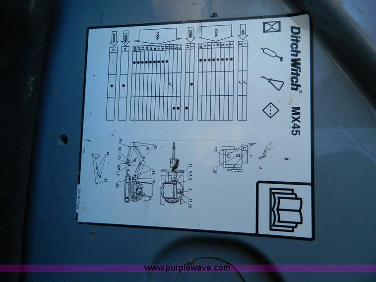 image for item H2345 2003 Ditch Witch MX45 compact excavator