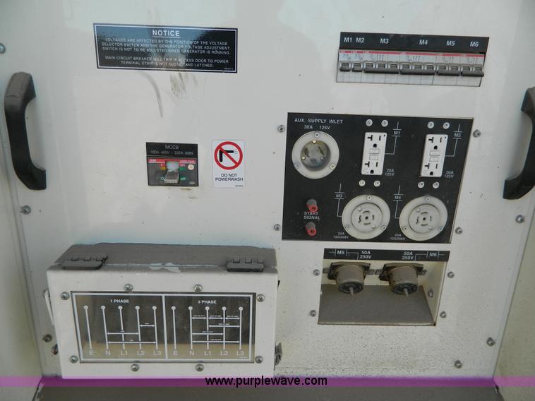 image for item H2354 2011 Caterpillar X060-6 AC synchronous generator