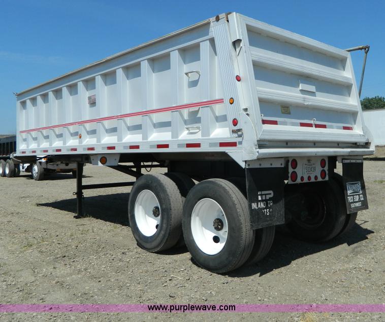 image for item H2437 1998 Travis T-102/27 end dump trailer