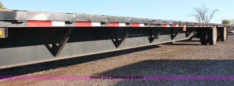 image for item H5533 1997 Wabash spread axle drop deck trailer
