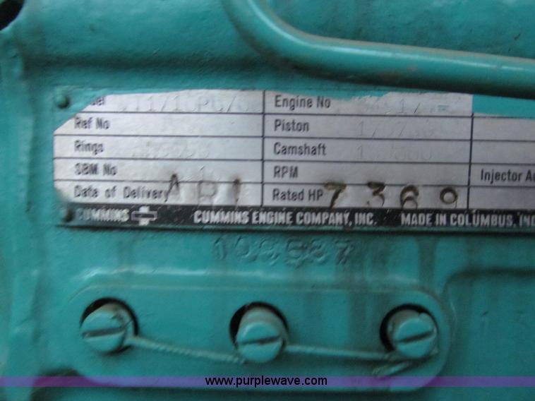 image for item H5597 Onan 400DFV-4XR811567C generator