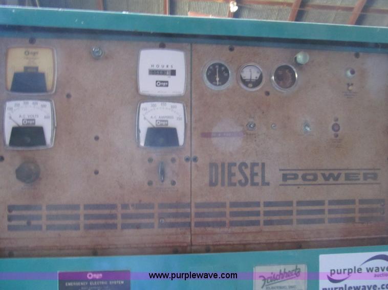 image for item H5597 Onan 400DFV-4XR811567C generator