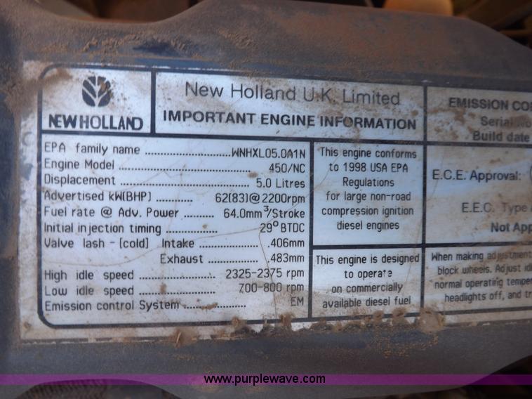 image for item H9012 1999 New Holland LX985 skid steer