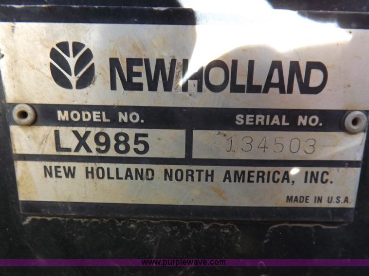 image for item H9012 1999 New Holland LX985 skid steer