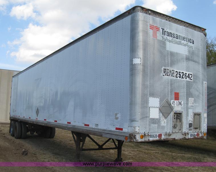 image for item H9472 1980 Budd dry van trailer