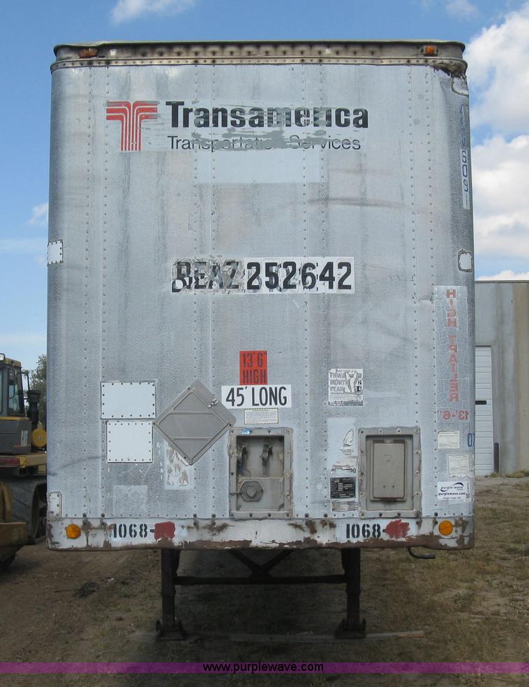 image for item H9472 1980 Budd dry van trailer