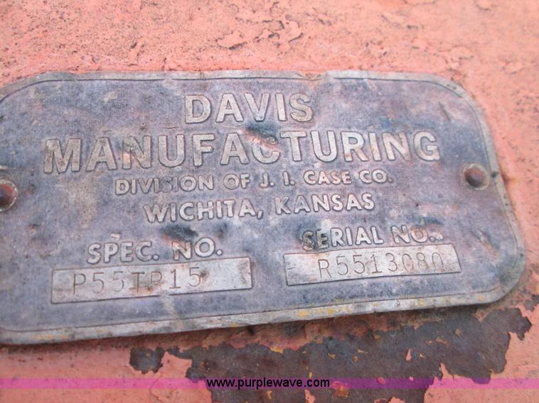 image for item I8678 Case Davis 550 Road Run'r trencher