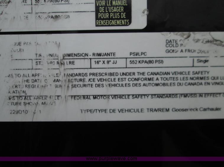 image for item I8688 2013 Load Max flatbed trailer