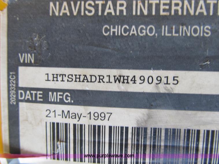 image for item Z9111 1998 International 4900 dump truck