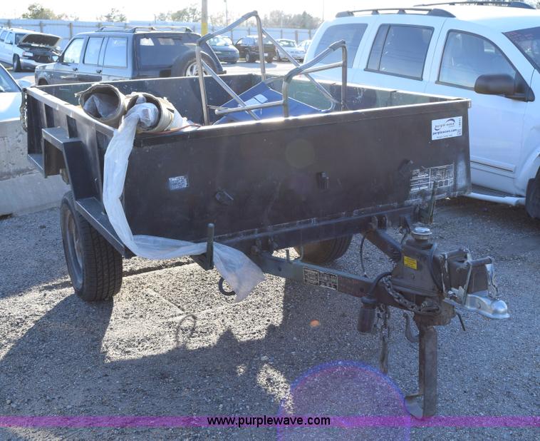 image for item I8641 1990 shop built utility trailer