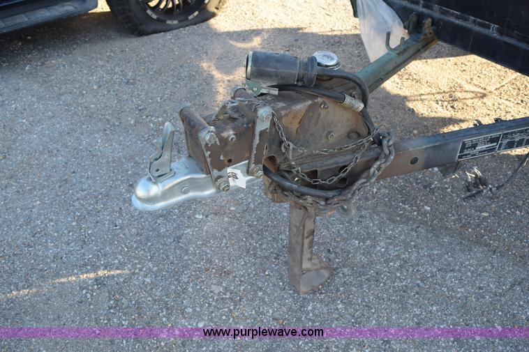 image for item I8641 1990 shop built utility trailer