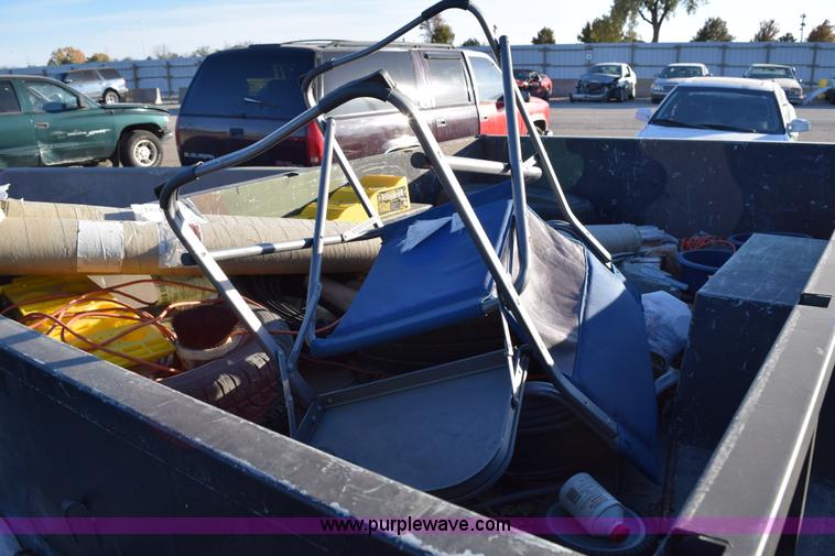 image for item I8641 1990 shop built utility trailer