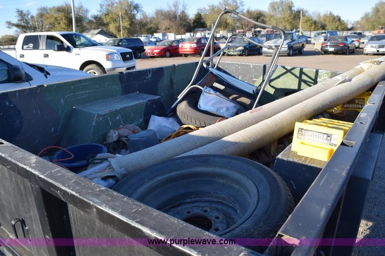 image for item I8641 1990 shop built utility trailer