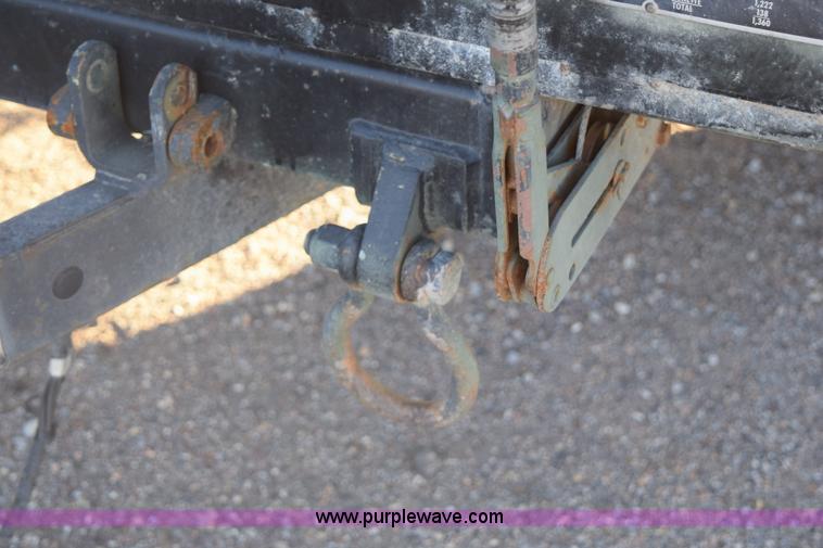 image for item I8641 1990 shop built utility trailer