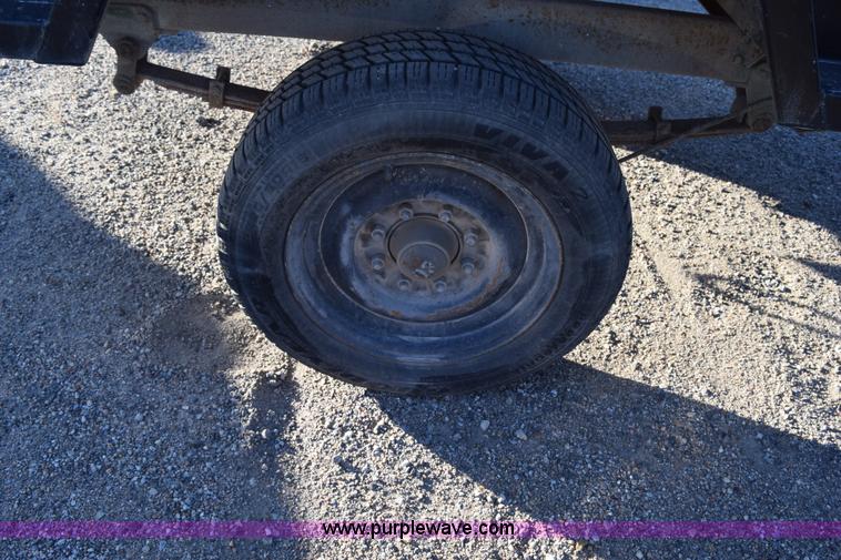 image for item I8641 1990 shop built utility trailer