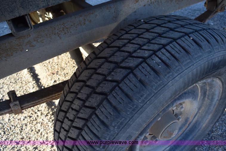 image for item I8641 1990 shop built utility trailer