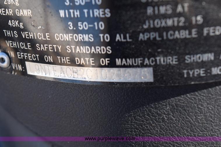 image for item I8657 2012 Tao Tao moped