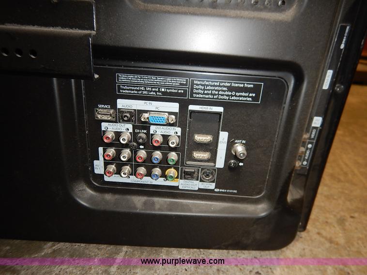 image for item AV9696 Samsung 50" plasma television