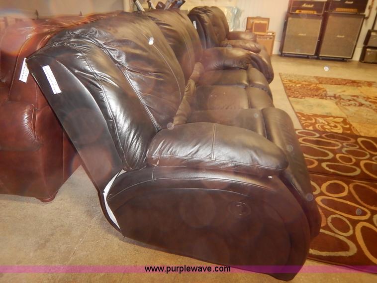 image for item AV9707 Three piece reclining couch