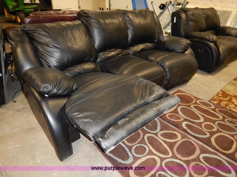 image for item AV9707 Three piece reclining couch