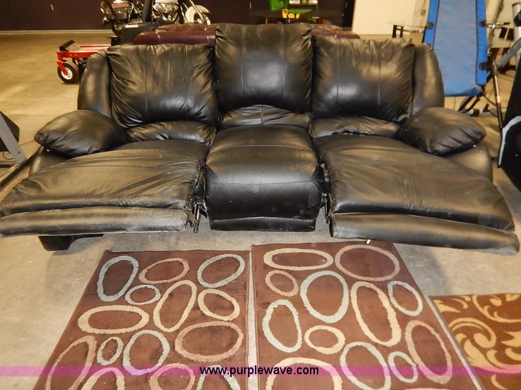 image for item AV9707 Three piece reclining couch