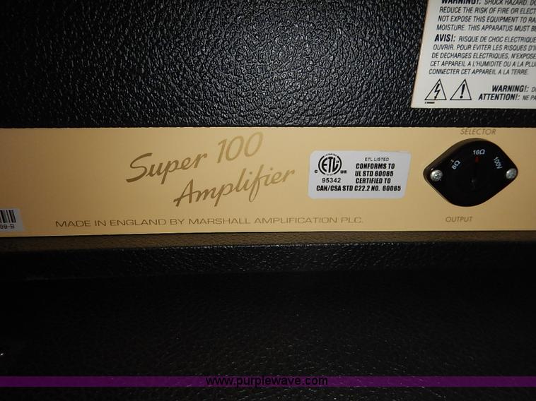 image for item AV9722 (4) Marshall amplifiers