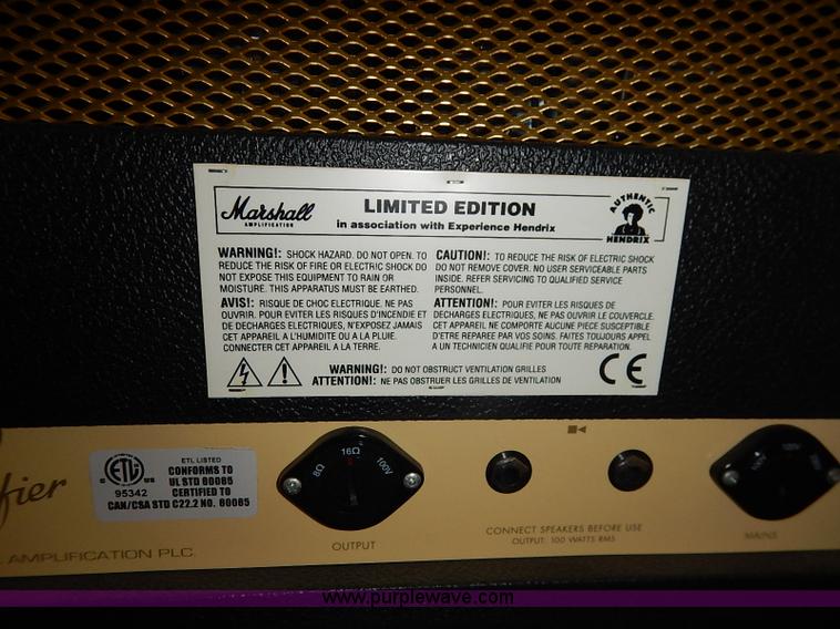 image for item AV9722 (4) Marshall amplifiers