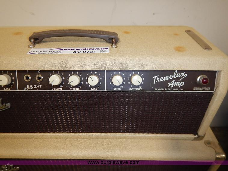 image for item AV9727 (2) Fender Tremolux amplifiers