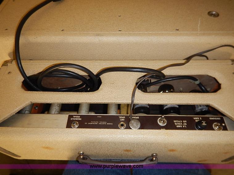 image for item AV9727 (2) Fender Tremolux amplifiers