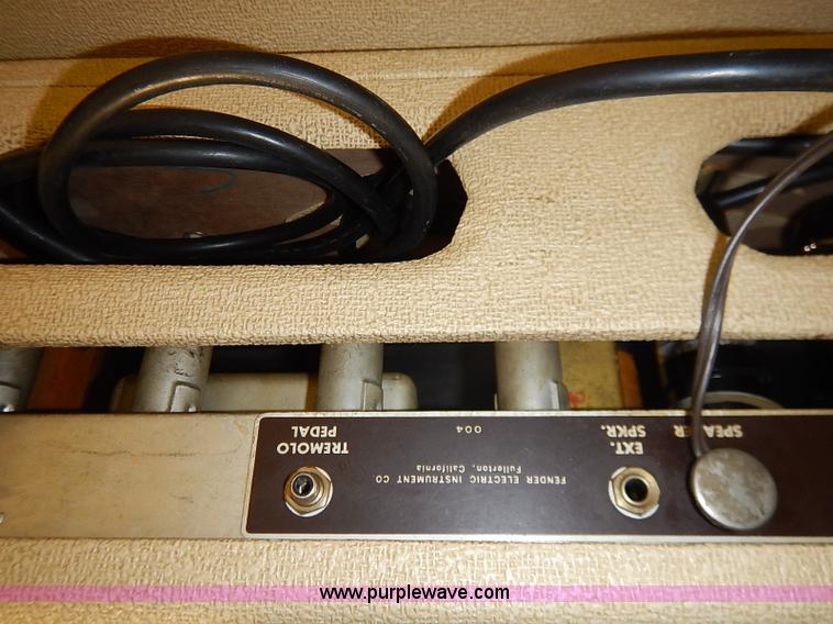 image for item AV9727 (2) Fender Tremolux amplifiers