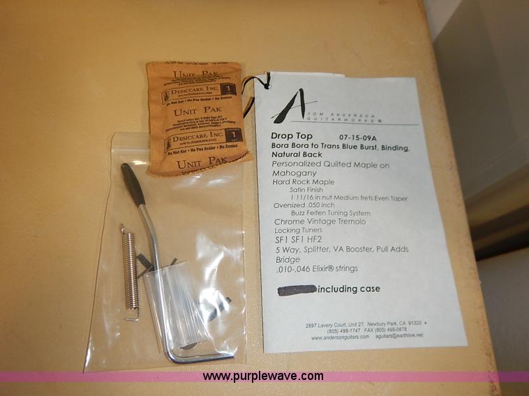 image for item AV9734 A Tom Anderson electric guitar