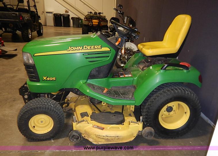 image for item AV9743 John Deere X495 lawn mower