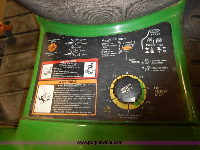 image for item AV9743 John Deere X495 lawn mower