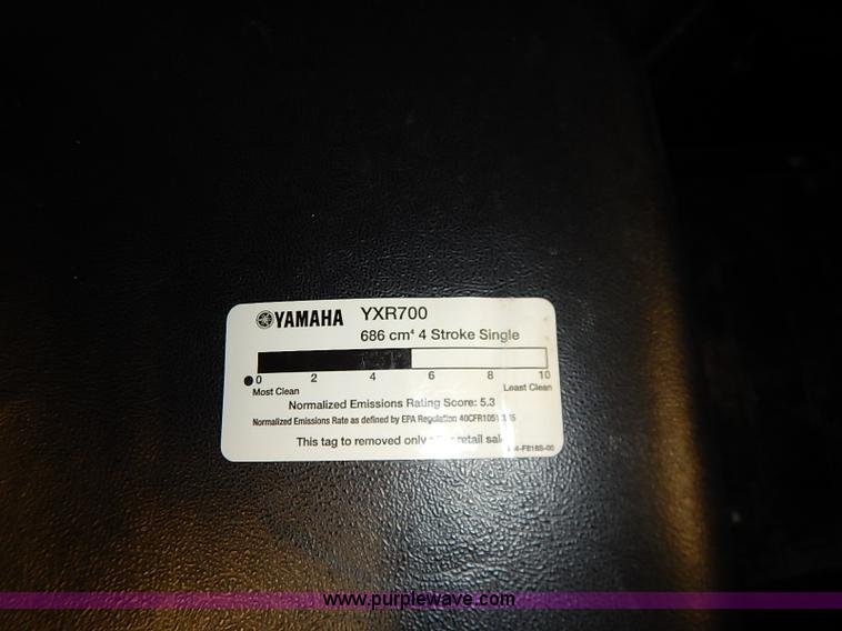 image for item AV9746 Rhino YXR700FI Special Edition UTV