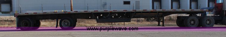 image for item I2394 1999 Transcraft Eagle spread axle flatbed trailer