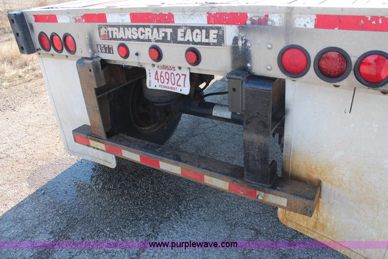 image for item I2394 1999 Transcraft Eagle spread axle flatbed trailer