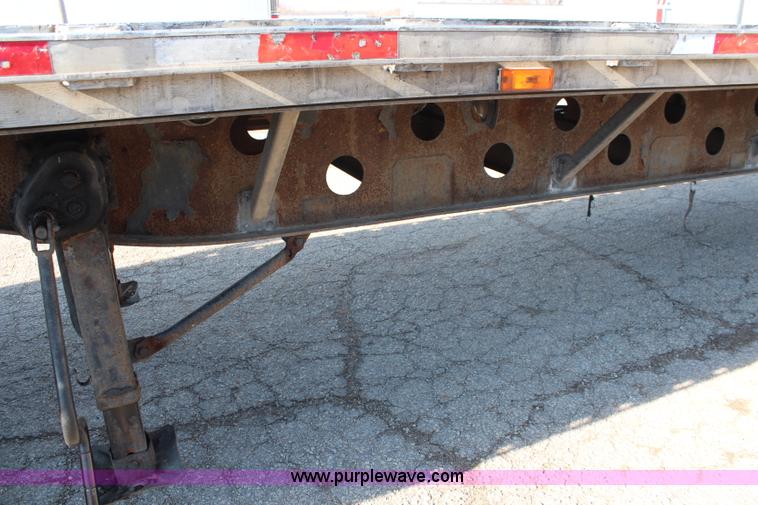 image for item I2394 1999 Transcraft Eagle spread axle flatbed trailer