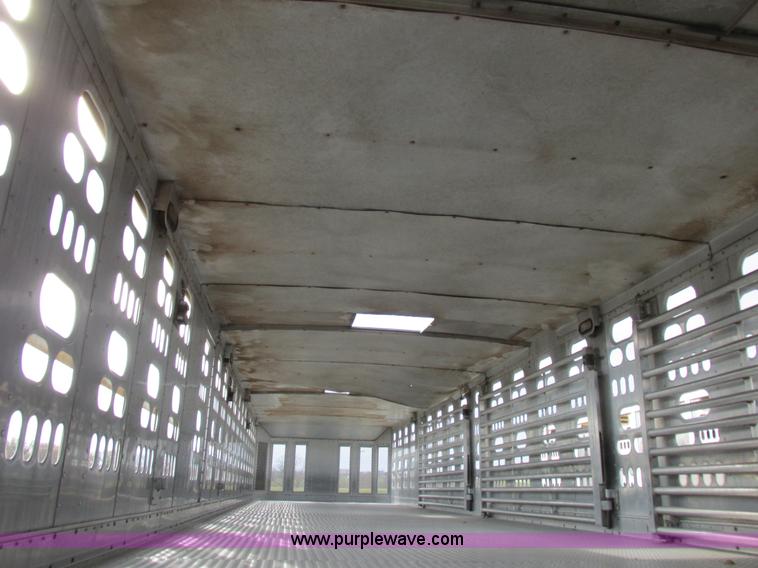 image for item I8891 2006 Barrett aluminum livestock trailer