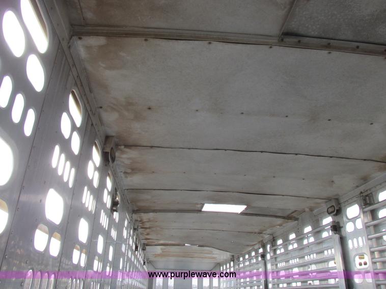 image for item I8891 2006 Barrett aluminum livestock trailer