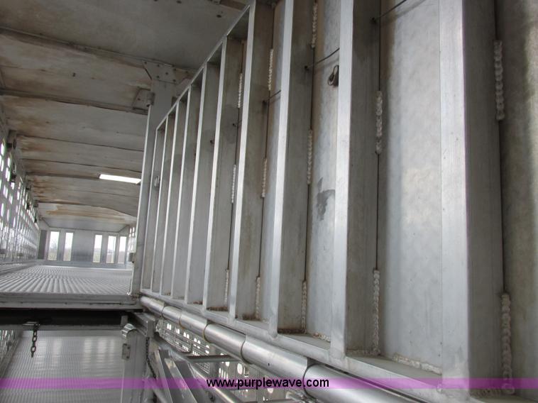 image for item I8891 2006 Barrett aluminum livestock trailer