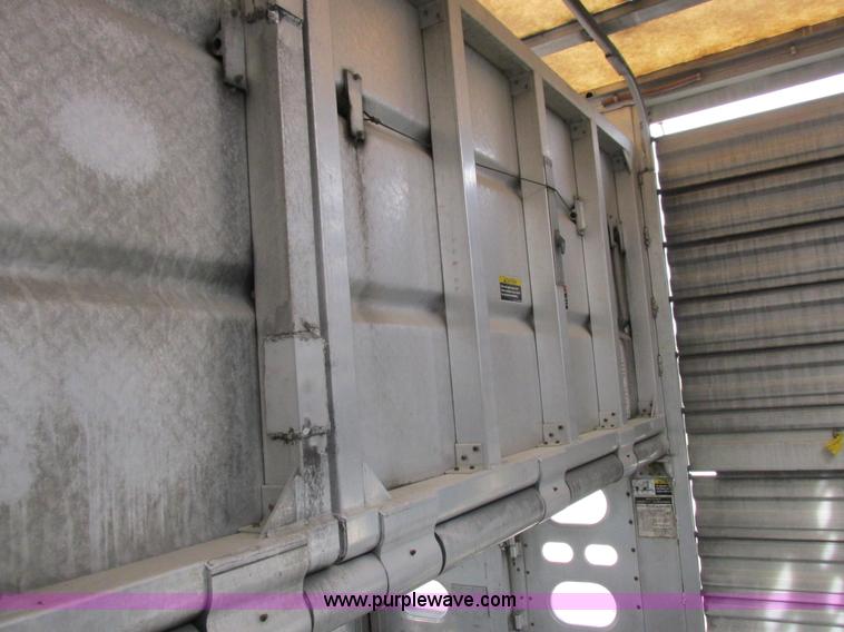 image for item I8894 2000 Wilson PSAL-303P aluminum livestock trailer