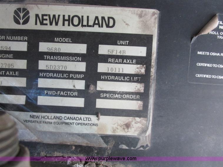 image for item A8766 1995 New Holland 9680 4WD tractor