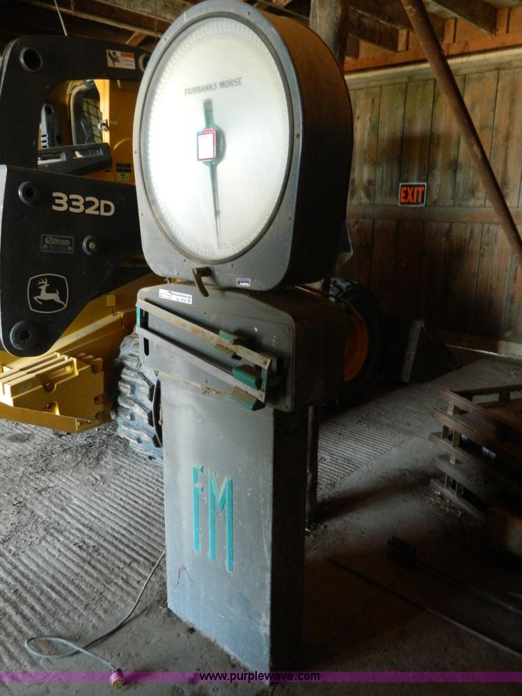 image for item AL9783 Fairbanks Morse mill house weight scale