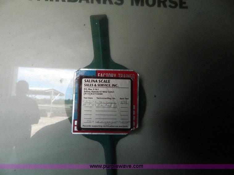 image for item AL9783 Fairbanks Morse mill house weight scale