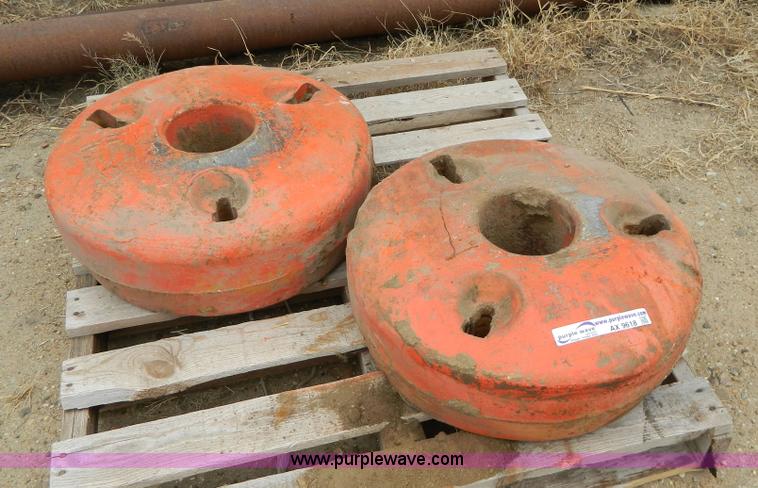 image for item AX9618 (2) Case wheel weights
