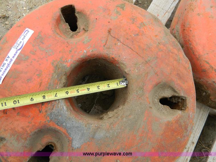 image for item AX9618 (2) Case wheel weights