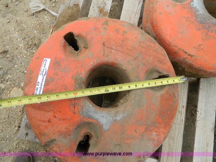 image for item AX9618 (2) Case wheel weights
