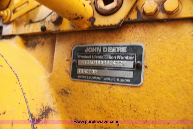 image for item H2023 John Deere 401B tractor